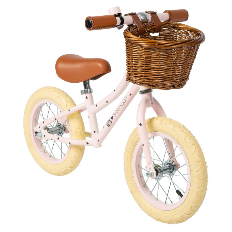 Balansinis dviratis ,,Rožinės žvaigždutės''